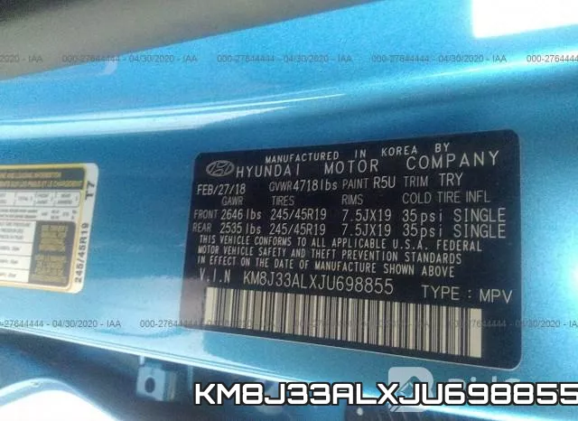 KM8J33ALXJU698855 фото 10