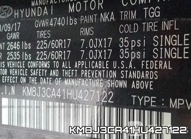 KM8J3CA41HU427122 фото 10