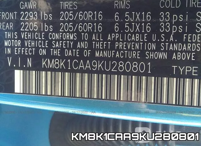 KM8K1CAA9KU280801 фото 9