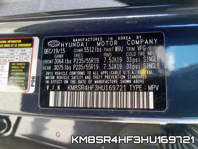 KM8SR4HF3HU169721 фото 2
