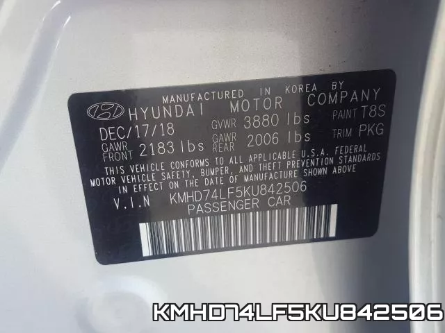 KMHD74LF5KU842506 фото 2