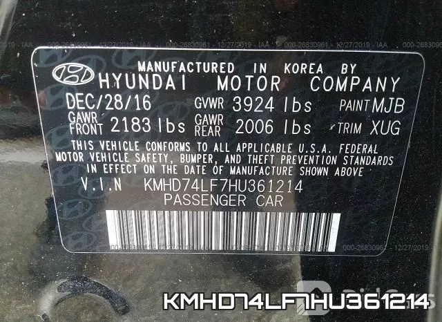 KMHD74LF7HU361214 фото 10