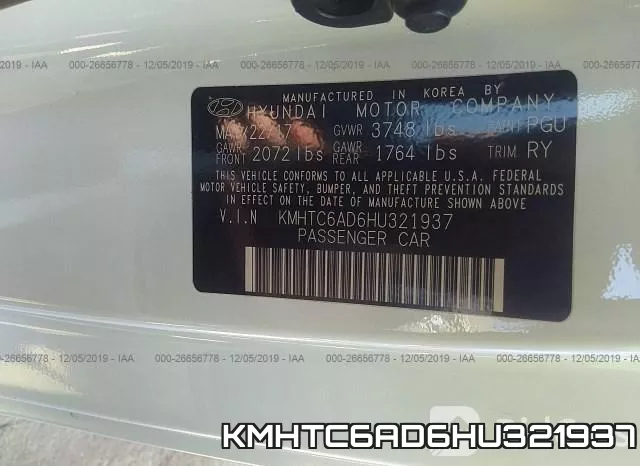 KMHTC6AD6HU321937 фото 10