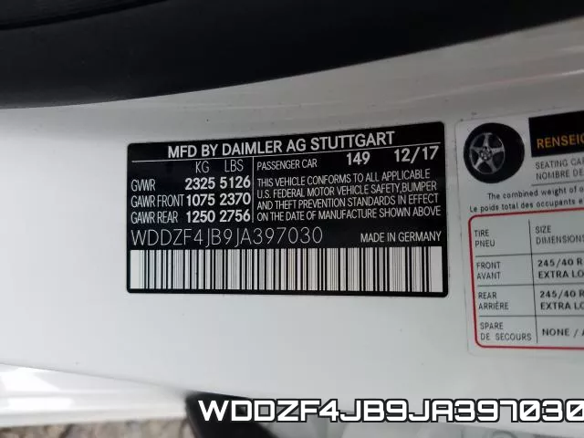 WDDZF4JB9JA397030 фото 2