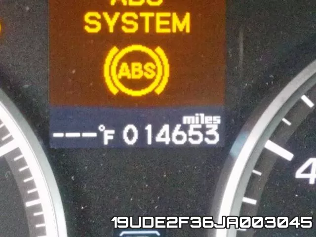 19UDE2F36JA003045 фото 9