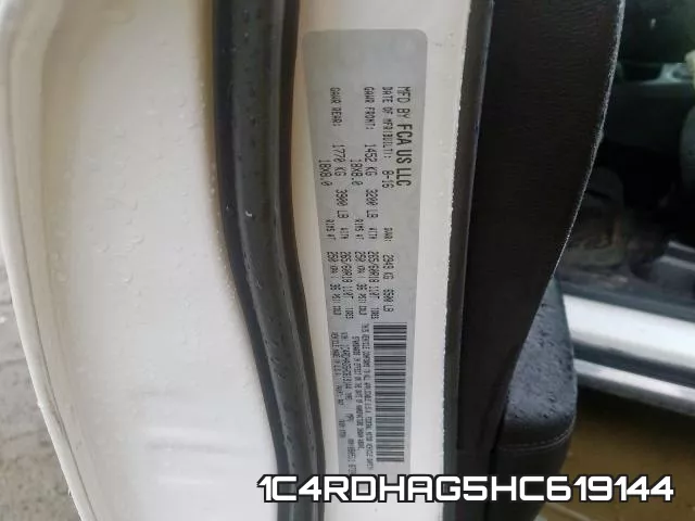 1C4RDHAG5HC619144 фото 2