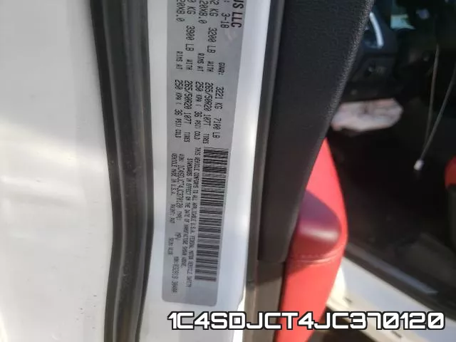 1C4SDJCT4JC370120 фото 2