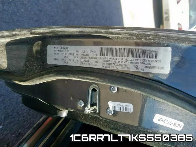 1C6RR7LT7KS550385 фото 2