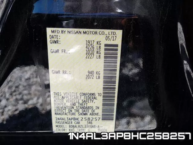 1N4AL3AP8HC258257 фото 2