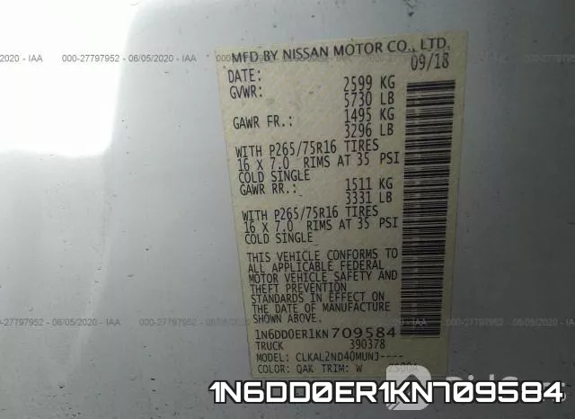 1N6DD0ER1KN709584 фото 10