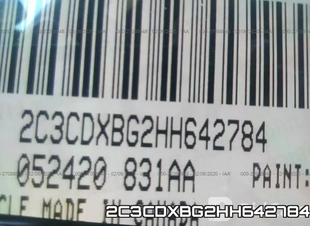 2C3CDXBG2HH642784 фото 10