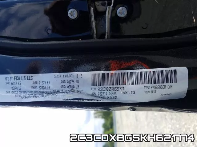 2C3CDXBG5KH621774 фото 2