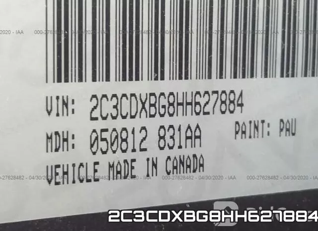 2C3CDXBG8HH627884 фото 10