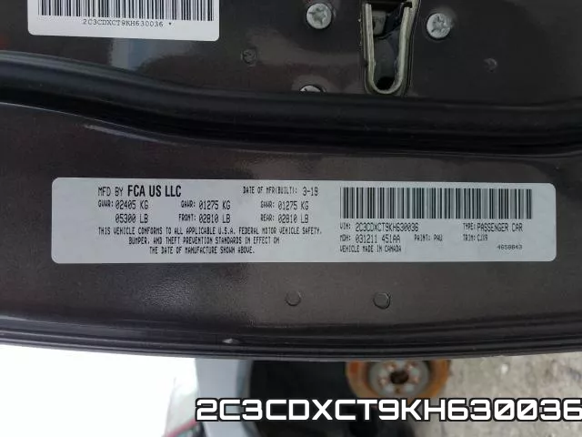 2C3CDXCT9KH630036 фото 2