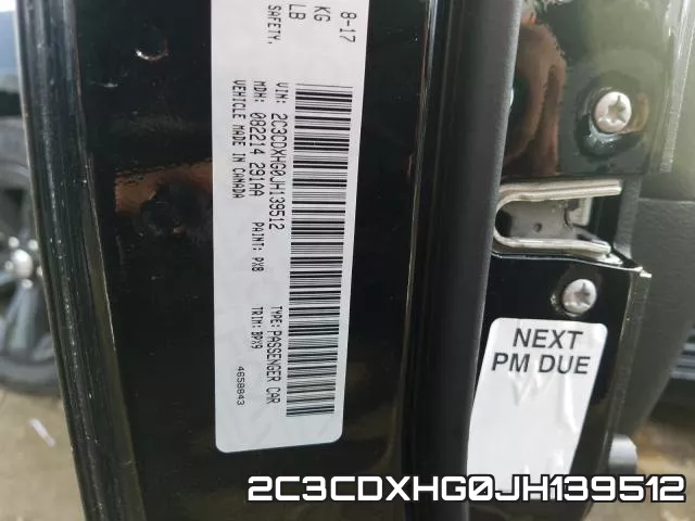 2C3CDXHG0JH139512 фото 2