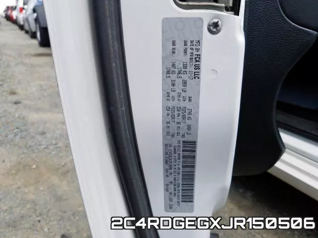 2C4RDGEGXJR150506 фото 2