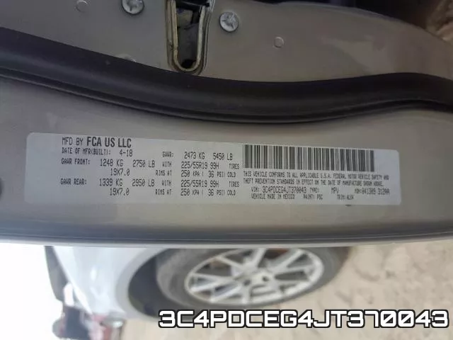 3C4PDCEG4JT370043 фото 2