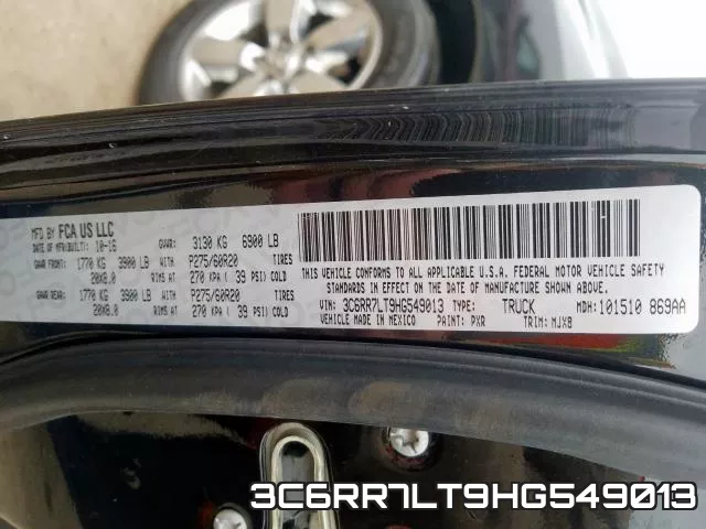 3C6RR7LT9HG549013 фото 2