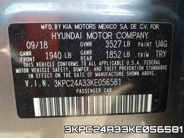 3KPC24A33KE056581 фото 2