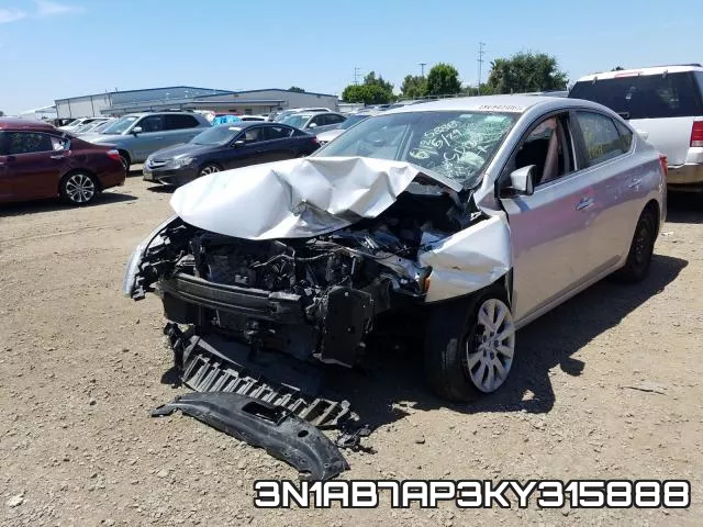 3N1AB7AP3KY315888 фото 3