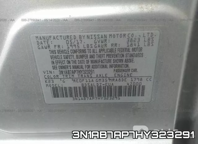 3N1AB7AP7HY323291 фото 10