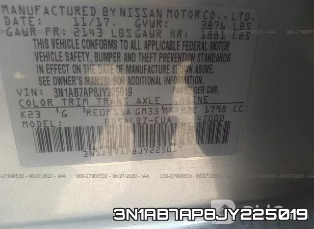3N1AB7AP8JY225019 фото 10