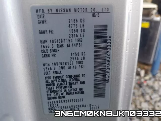3N6CM0KN8JK703332 фото 2