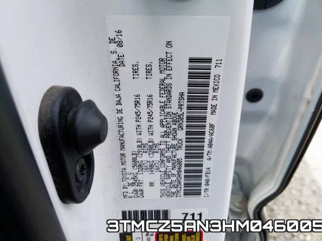 3TMCZ5AN3HM046005 фото 2