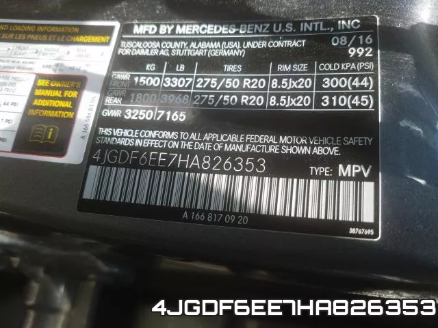 4JGDF6EE7HA826353 фото 2