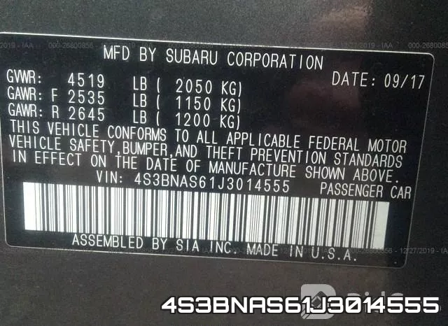 4S3BNAS61J3014555 фото 10
