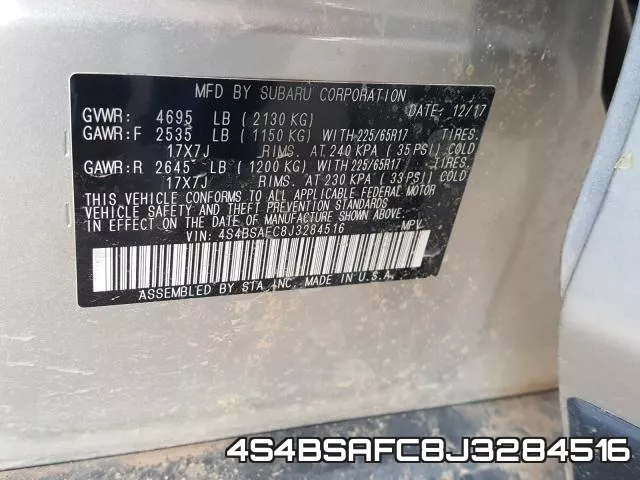 4S4BSAFC8J3284516 фото 2