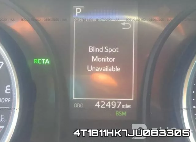 4T1B11HK7JU083305 фото 8