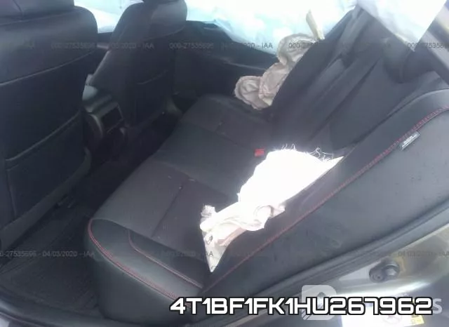 4T1BF1FK1HU267962 фото 9
