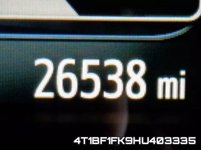 4T1BF1FK9HU403335 фото 9