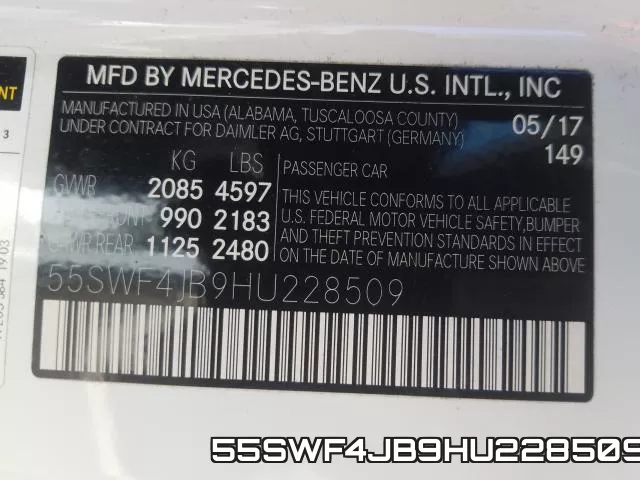 55SWF4JB9HU228509 фото 2
