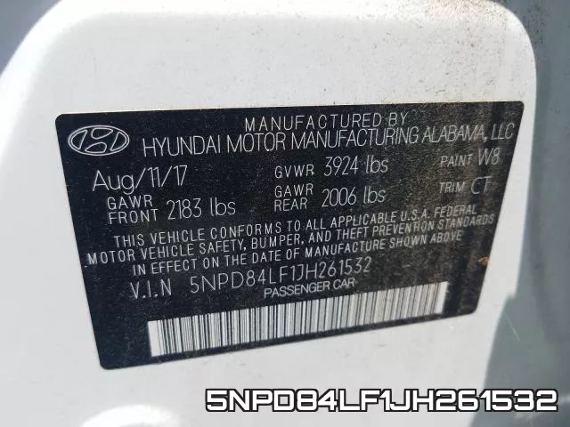 5NPD84LF1JH261532 фото 2