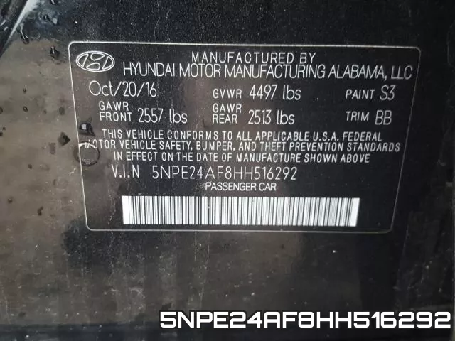 5NPE24AF8HH516292 фото 2