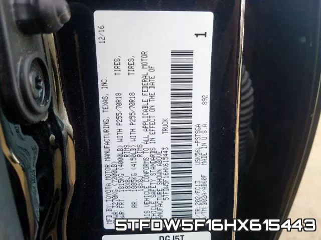 5TFDW5F16HX615443 фото 2