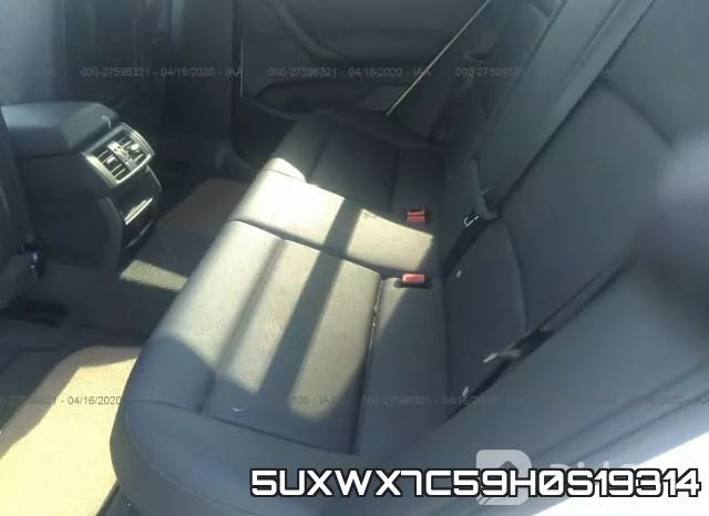 5UXWX7C59H0S19314 фото 9