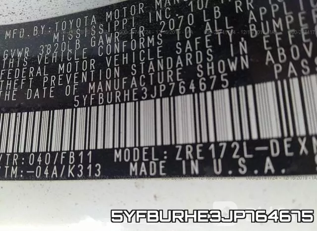 5YFBURHE3JP764675 фото 10