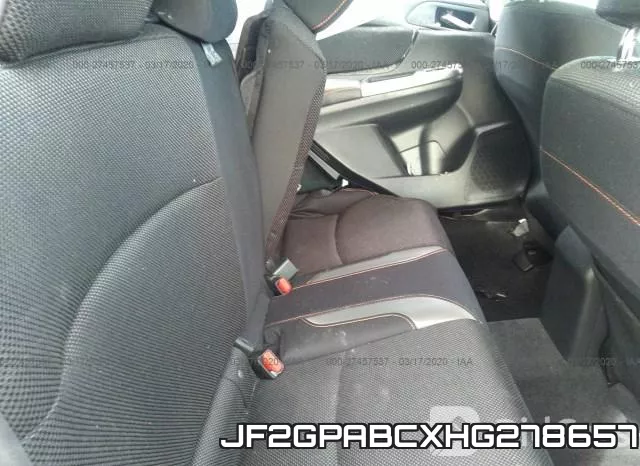 JF2GPABCXHG278657 фото 9