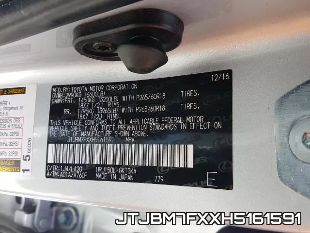 JTJBM7FXXH5161591 фото 2