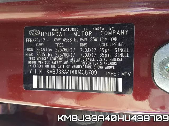 KM8J33A40HU438709 фото 2