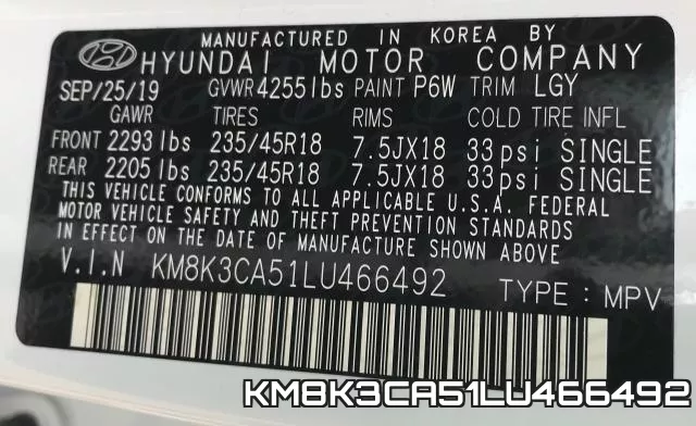 KM8K3CA51LU466492 фото 2