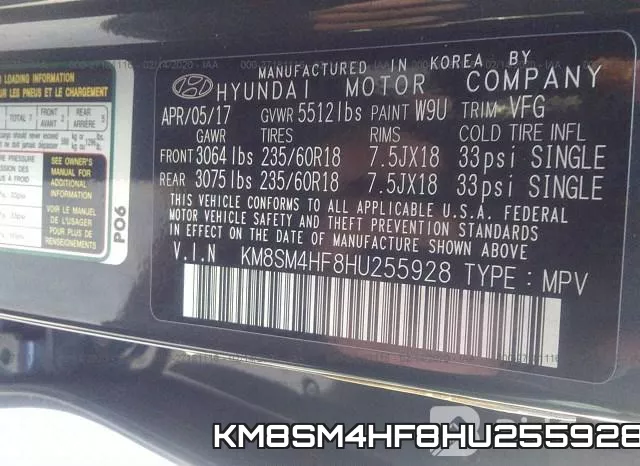 KM8SM4HF8HU255928 фото 10
