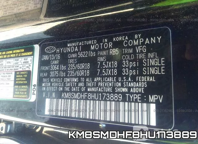 KM8SMDHF8HU173889 фото 10