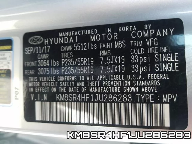 KM8SR4HF1JU286283 фото 2