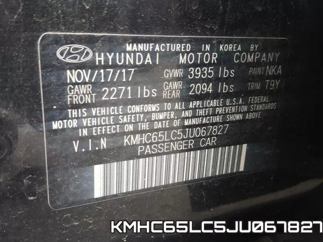 KMHC65LC5JU067827 фото 2