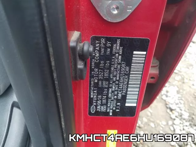 KMHCT4AE6HU169087 фото 2