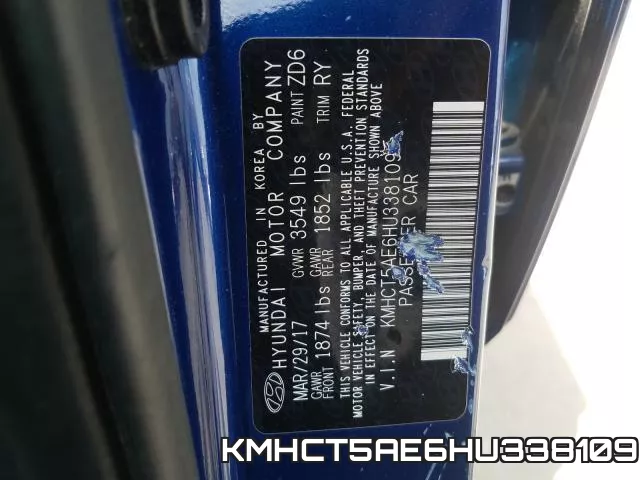 KMHCT5AE6HU338109 фото 2